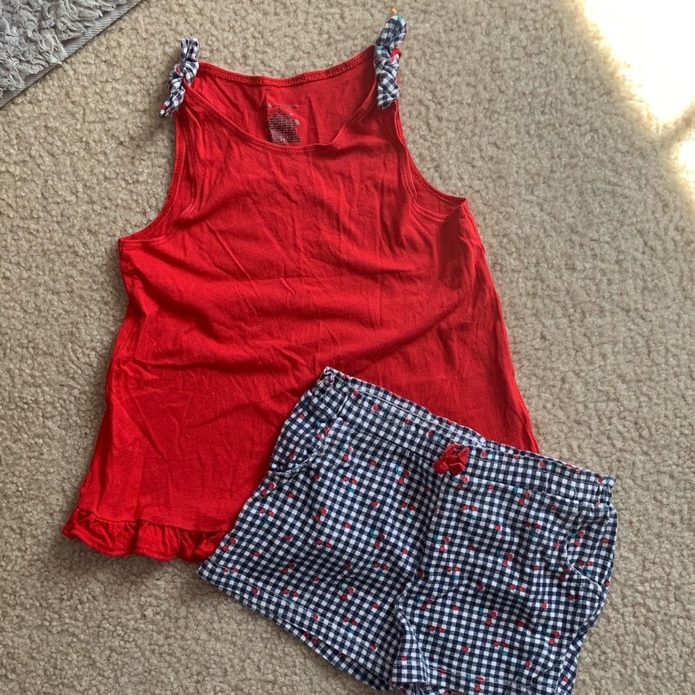 First Impressions Red Knit Tank Top
